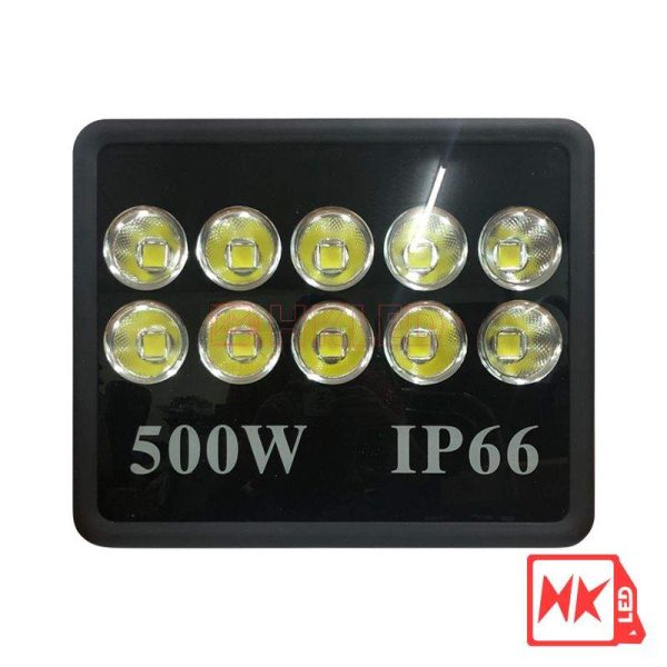Đèn pha LED vuông 500W IP66 - Thương hiệu HKLED