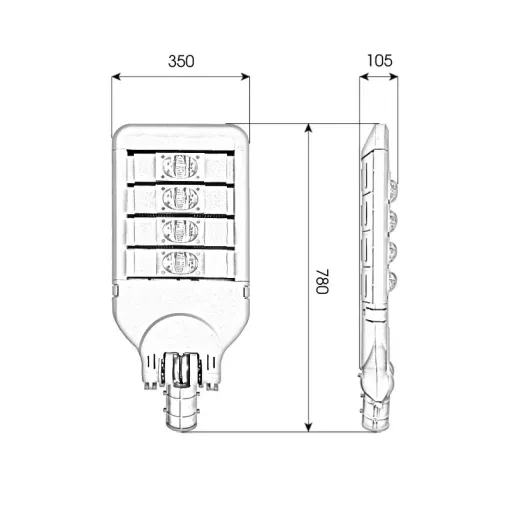 Đèn đường cao tốc 200W - D01 - Ảnh 10