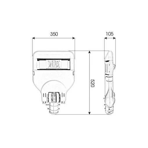 Đèn đường nông thôn 50W - D01 - Ảnh 5
