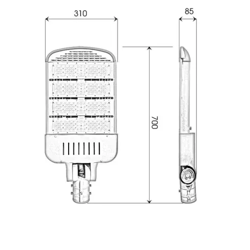 Đèn đường cao áp 200W - D14 - Ảnh 10