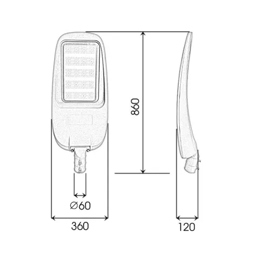 Đèn đường cao áp 200W - D20 - Ảnh 8