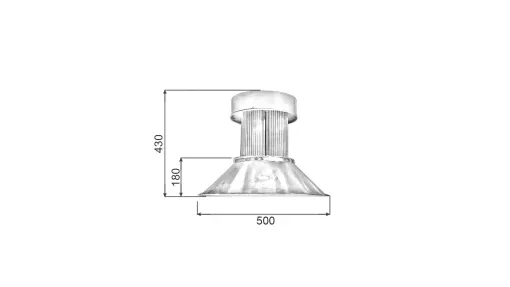 Đèn LED chiếu sáng nhà thi đấu highbay 200W - Ảnh 8