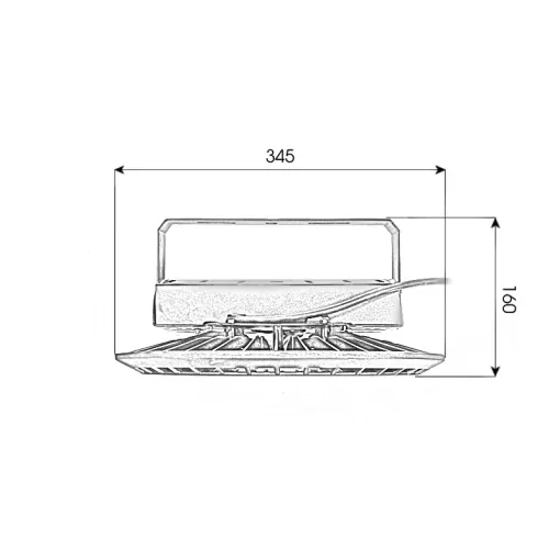 Đèn LED nhà xưởng 150W - UFO X1 - Ảnh 7