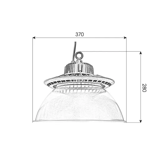 Đèn LED nhà xưởng 100W - UFO X1 - Ảnh 15