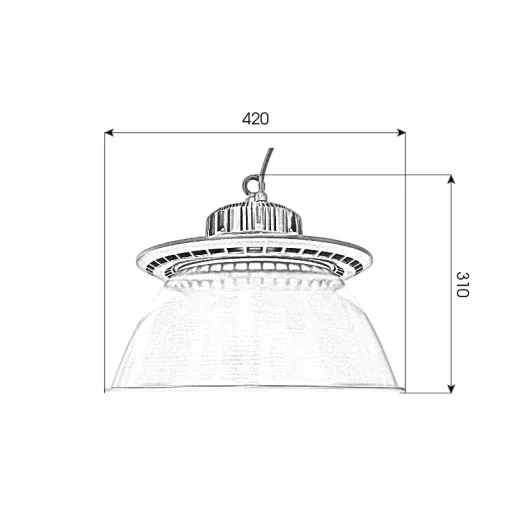 Đèn LED chiếu sáng nhà thi đấu 150W - UFO X1 - Ảnh 13