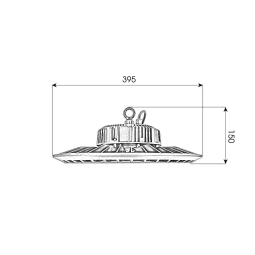 Đèn LED nhà xưởng 200W - UFO X1 - Ảnh 4
