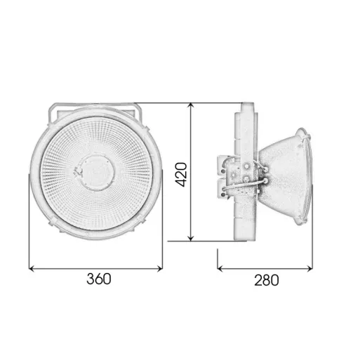 Đèn pha sân bóng đá 400W - PCC - Ảnh 7