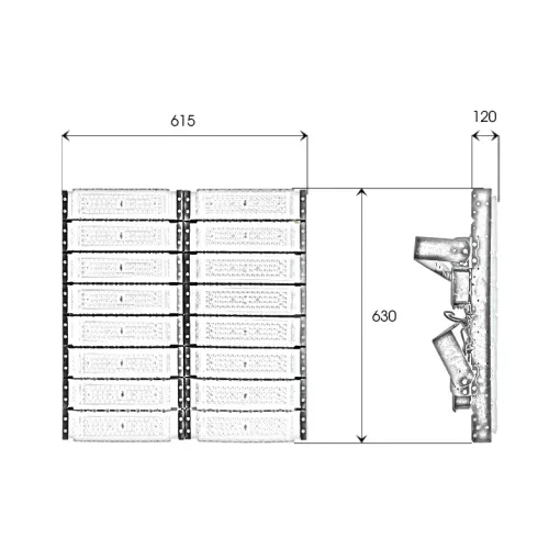Đèn pha sân bóng đá 800W - P03 - Ảnh 9